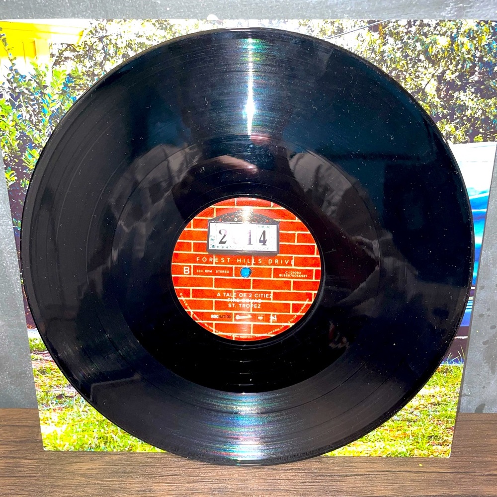 J Cole 2014 Forest Hills Vinyl Record DOUBLE DRIVE